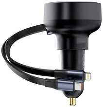 Load image into Gallery viewer, Baseus Car charger USB-C with USB-C cable and Lightning 60W