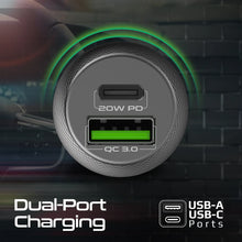 Load image into Gallery viewer, Promate DriveGear-20W Fast Pumping Mini Car Charger 20W