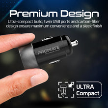 Load image into Gallery viewer, Promate DriveGear-20W Fast Pumping Mini Car Charger 20W