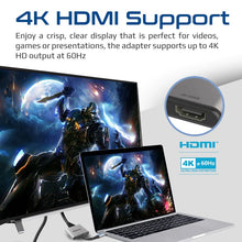 Load image into Gallery viewer, 4K High Definition USB-C to Dual HDMI Adapter