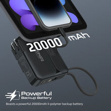 Load image into Gallery viewer, Promate Ultra-compact 20000mAh Fast Charging Power Bank with AC Charger