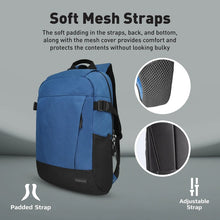 Load image into Gallery viewer, promate 15.6" ComfortStyle™ Laptop Backpack with Large Compartments
