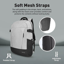 Load image into Gallery viewer, promate 15.6" ComfortStyle™ Laptop Backpack with Large Compartments