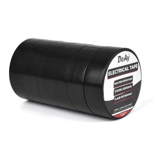 Load image into Gallery viewer, 8 Pack Black Electrical Tape
