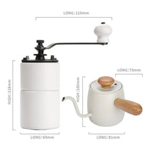Load image into Gallery viewer, Stainless Steel Cup Set Manual Brewing Coffee Maker with Coffee Gift Box Manual Grinder for Making All Kinds of Coffee
