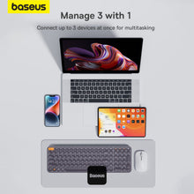 Load image into Gallery viewer, Baseus K01B Wireless Tri-Mode Keyboard Bluetooth 5.0 & Wireless 2.4G Silent Keyboards
