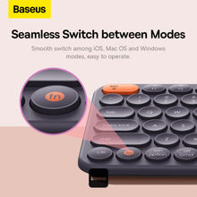 Load image into Gallery viewer, Baseus K01B Wireless Tri-Mode Keyboard Bluetooth 5.0 & Wireless 2.4G Silent Keyboards
