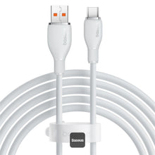 Load image into Gallery viewer, Baseus Pudding Series Fast Charging Cable With High-Speed Data Transmission USB-A to Type-C 100W 6A 1.2M