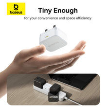 Load image into Gallery viewer, Baseus Palm 30W PD Type-C Fast Charging Wall Charger with Fast Charging Type-C to Type-C Data Cable
