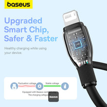 Load image into Gallery viewer, Baseus Pudding Series Fast Charging Cable With High-Speed Data Transmission USB-A to Lightning 20W 2.4A 2M