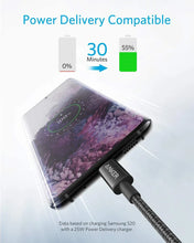 Load image into Gallery viewer, Anker New Nylon USB-C to USB-C Cable 60W