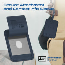 Load image into Gallery viewer, Promate Hushtag Hushtag Anti-loss Smart Luggage Tag With Apple Find My, Rfid Blocking, Wireless Charging, Leather Travel Tag With 6-month Battery, Bluetooth 5.2, Adjustable Strap, For Iphone & Ipad