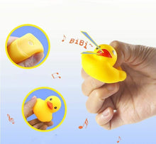 Load image into Gallery viewer, Bath Duck Toys 9PCS Yellow Rubber Ducks Squeak & Float Ducky