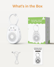 Load image into Gallery viewer, White Noise Machine - Portable Sound Machine for Baby Adult, 20 Soothing Sound, Timer