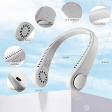 Load image into Gallery viewer, Portable Neck Fan, Hands-Free Bladeless Fan