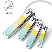 Load image into Gallery viewer, Manicure Set 10 pcs/set Nail Cutter Set Stainless Steel Nail Clippers Set With Folding Bag