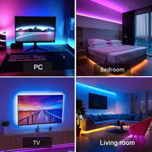 Load image into Gallery viewer, LED light 4.5m color changing RGB LED light strip with 24 key remote control LED light