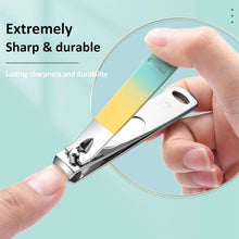 Load image into Gallery viewer, Manicure Set 10 pcs/set Nail Cutter Set Stainless Steel Nail Clippers Set With Folding Bag