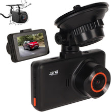 Load image into Gallery viewer, Dash Cam Front and Rear, Dash Camera for Cars Super Night Vision, 1920 * 1080P FHD