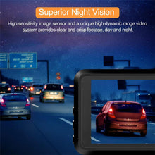 Load image into Gallery viewer, Dash Cam Front and Rear, Dash Camera for Cars Super Night Vision, 1920 * 1080P FHD