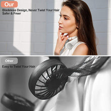 Load image into Gallery viewer, Portable Neck Fan, Hands-Free Bladeless Fan