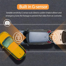 Load image into Gallery viewer, Dash Cam Front and Rear, Dash Camera for Cars Super Night Vision, 1920 * 1080P FHD