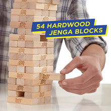 Load image into Gallery viewer, Classic Jenga Game, Genuine Hardwood Blocks, Jenga Stacking Tower Party Game For Family