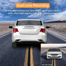 Load image into Gallery viewer, Dash Cam Front and Rear, Dash Camera for Cars Super Night Vision, 1920 * 1080P FHD