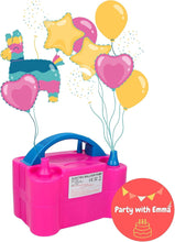 Load image into Gallery viewer, Portable Electric Dual Nozzle Air Blower for Fast Balloon Inflation and Party Decoration