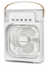 Load image into Gallery viewer, Portable cooling fan with large capacity mist spray for water tank humidifier with 3 speeds