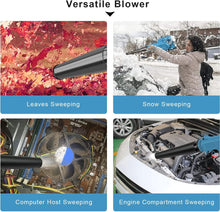 Load image into Gallery viewer, Boss Cordless Leaf Blower with 2 Batteries and Charger, 2-in-1 Vacuum Leaf Blower