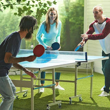 Load image into Gallery viewer, Ping Pong Paddle Set, Portable Table Tennis Set with Retractable Net,Rackets,Balls and Carry Bag