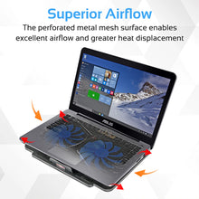 Load image into Gallery viewer, Promate Laptop Cooling Pad with Silent Fan Technology