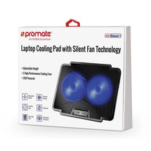 Load image into Gallery viewer, Promate Laptop Cooling Pad with Silent Fan Technology
