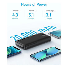 Load image into Gallery viewer, Anker 15W Power Bank, 20000mAh Portable Charger