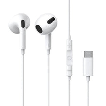 Load image into Gallery viewer, Baseus WHITE C17 Type-C Earphones In Ear Hearphone Wired Headset With Mic