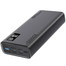 Load image into Gallery viewer, Promate Compact Smart Charging Power Bank with 20W PD Dual USB-C and 22.5W USB-A Ports