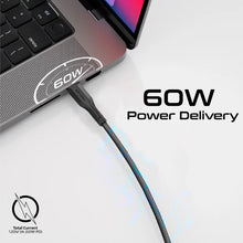 Load image into Gallery viewer, promate 3Pcs High Tensile Strength Data Charge USB-C Cable kit