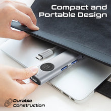 Load image into Gallery viewer, promate 4K@60Hz Multi-Function High Speed USB-C Hub with Screen Privacy Button