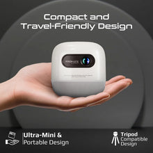 Load image into Gallery viewer, Promate Ultra-Portable 4K Wireless DLP Projector with touch controls