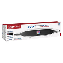 Load image into Gallery viewer, promate 20W BassBoost™ Quad Speaker Wireless RGB Soundbar