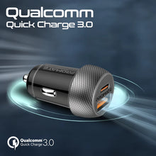 Load image into Gallery viewer, promate 33W Power Delivery Dual Port Car Charger Combo with 60W Fast Charging USB-C cable