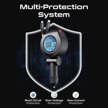 Load image into Gallery viewer, promate 88W Multi-Port Car Charger with Dual Retractable USB-C Cables