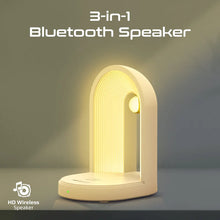 Load image into Gallery viewer, Promate 3-in-1 Bluetooth Speaker wilress charger with night lamp