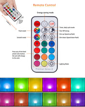 Load image into Gallery viewer, LED Smart RGB Led Bulbs with Remote Control 24 Color Changing Function 9w