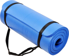 Load image into Gallery viewer, Slip Mat Yoga 10mm Thick Nbr Gym Mat Exercise Mat Sport, 183x61cm