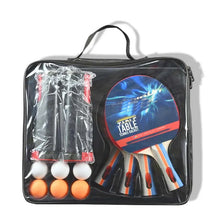 Load image into Gallery viewer, Ping Pong Paddle Set, Portable Table Tennis Set with Retractable Net,Rackets,Balls and Carry Bag