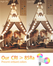 Load image into Gallery viewer, LED Smart RGB Led Bulbs with Remote Control 24 Color Changing Function 9w
