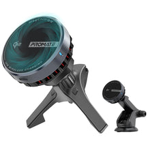 Load image into Gallery viewer, promate ActiveCool Cradleless 15W Qi2 Certified Wireless SmartPhone Charger Mount