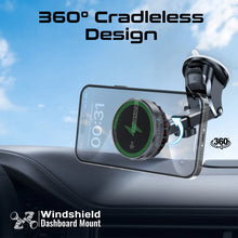Load image into Gallery viewer, promate ActiveCool Cradleless 15W Qi2 Certified Wireless SmartPhone Charger Mount